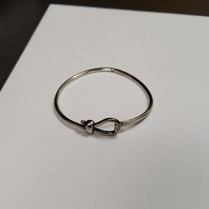 Ladies Silver Bangle Bracelet